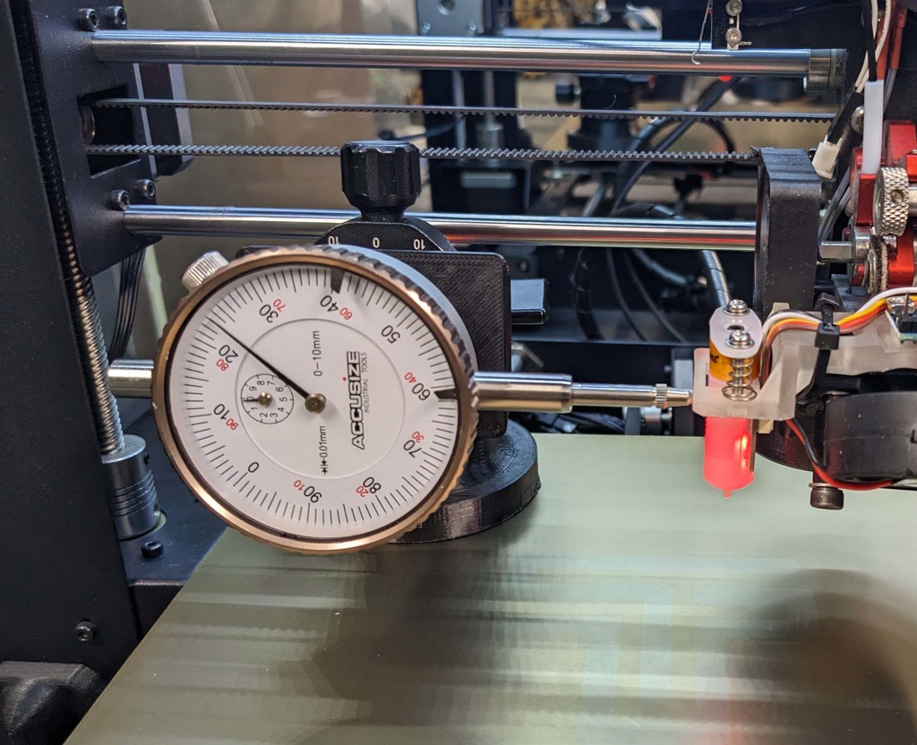 Magnetic base for dial gauge - 3D Printer Calibration