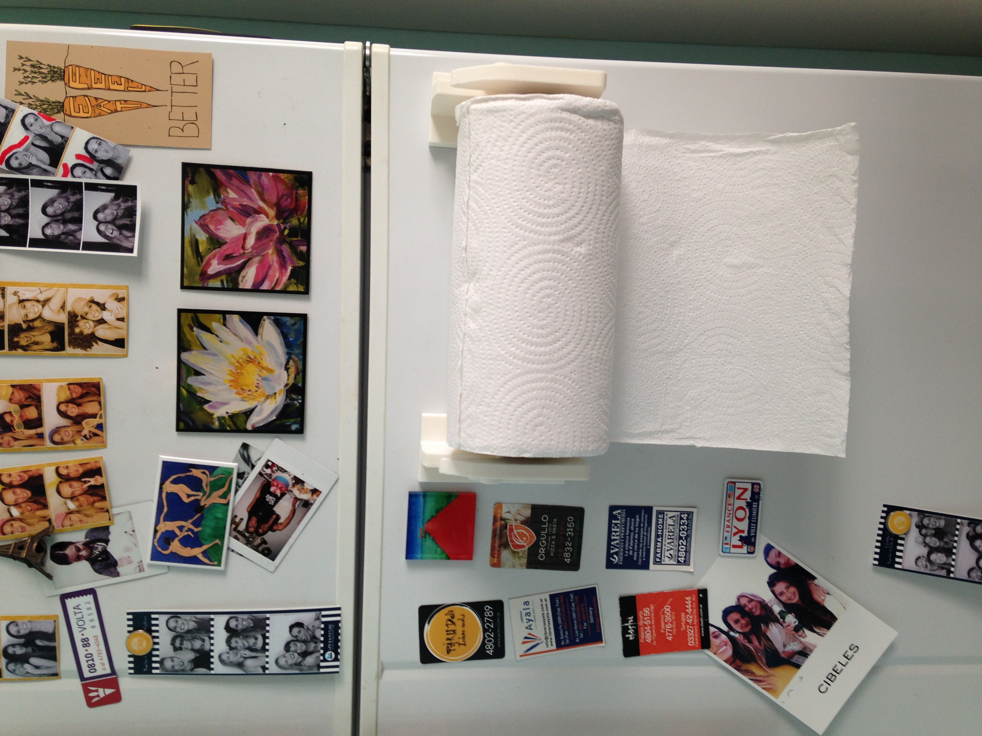 kitchen paper holder for refrigerator