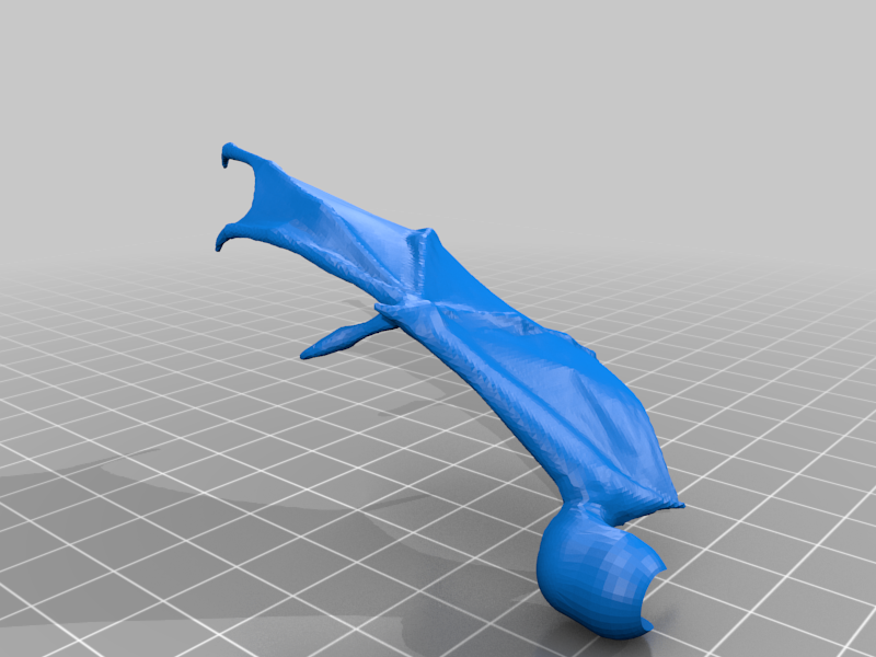 Printed Small Wing for Seven the articulated Dragon