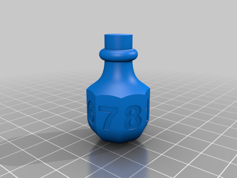 Potion dice 8 faces Round and BALANCED