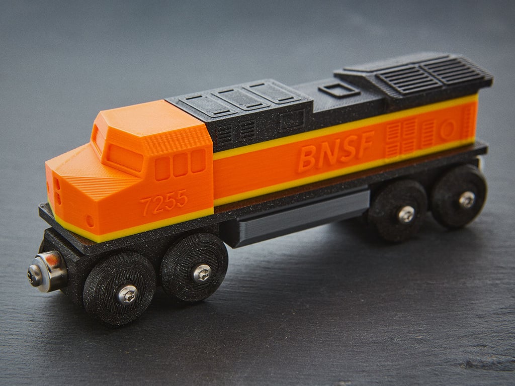 Toy Train BNSF locomotive BRIO / IKEA compatible