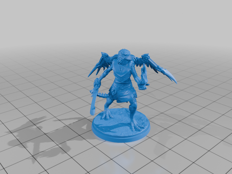 Fantasy Mechanized Phoenix Warrior
