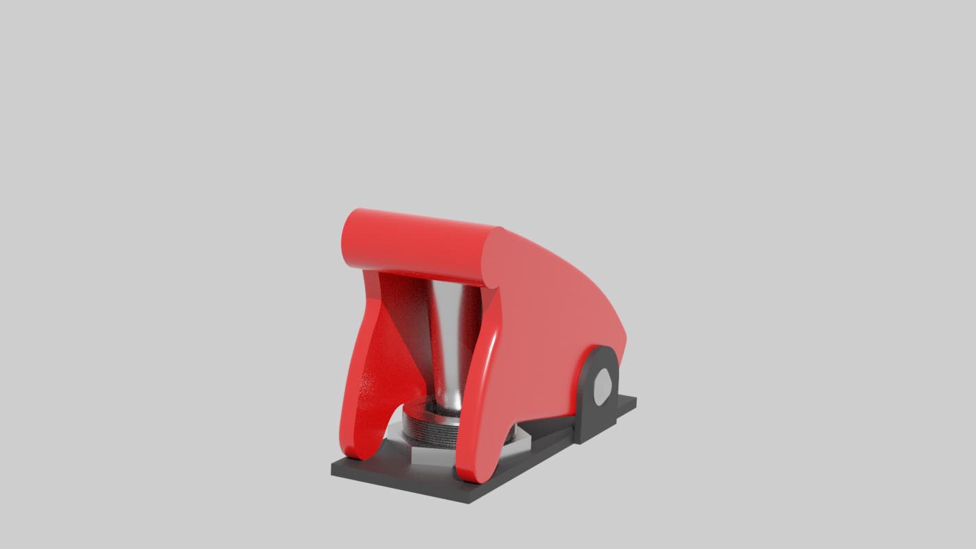 Toggle with switch guard