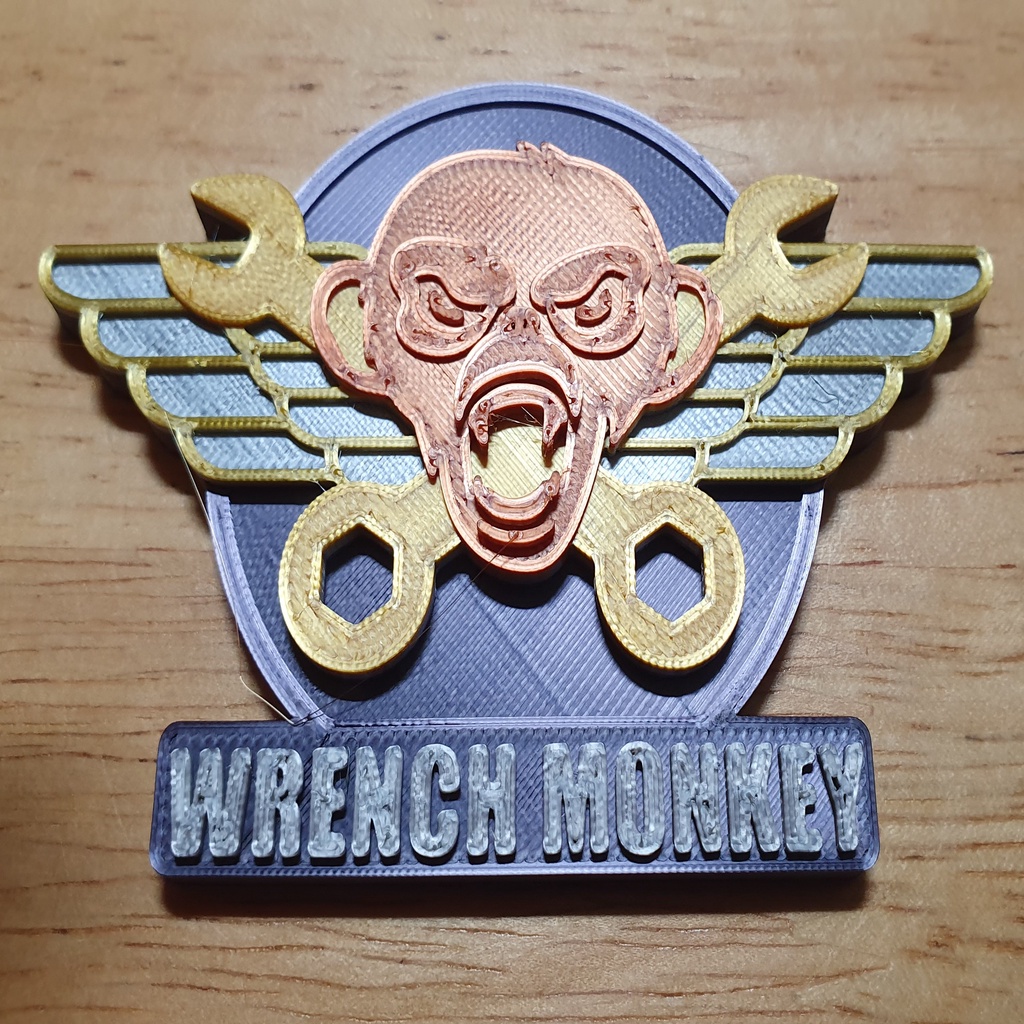Monkey Wrench Challenge Coin