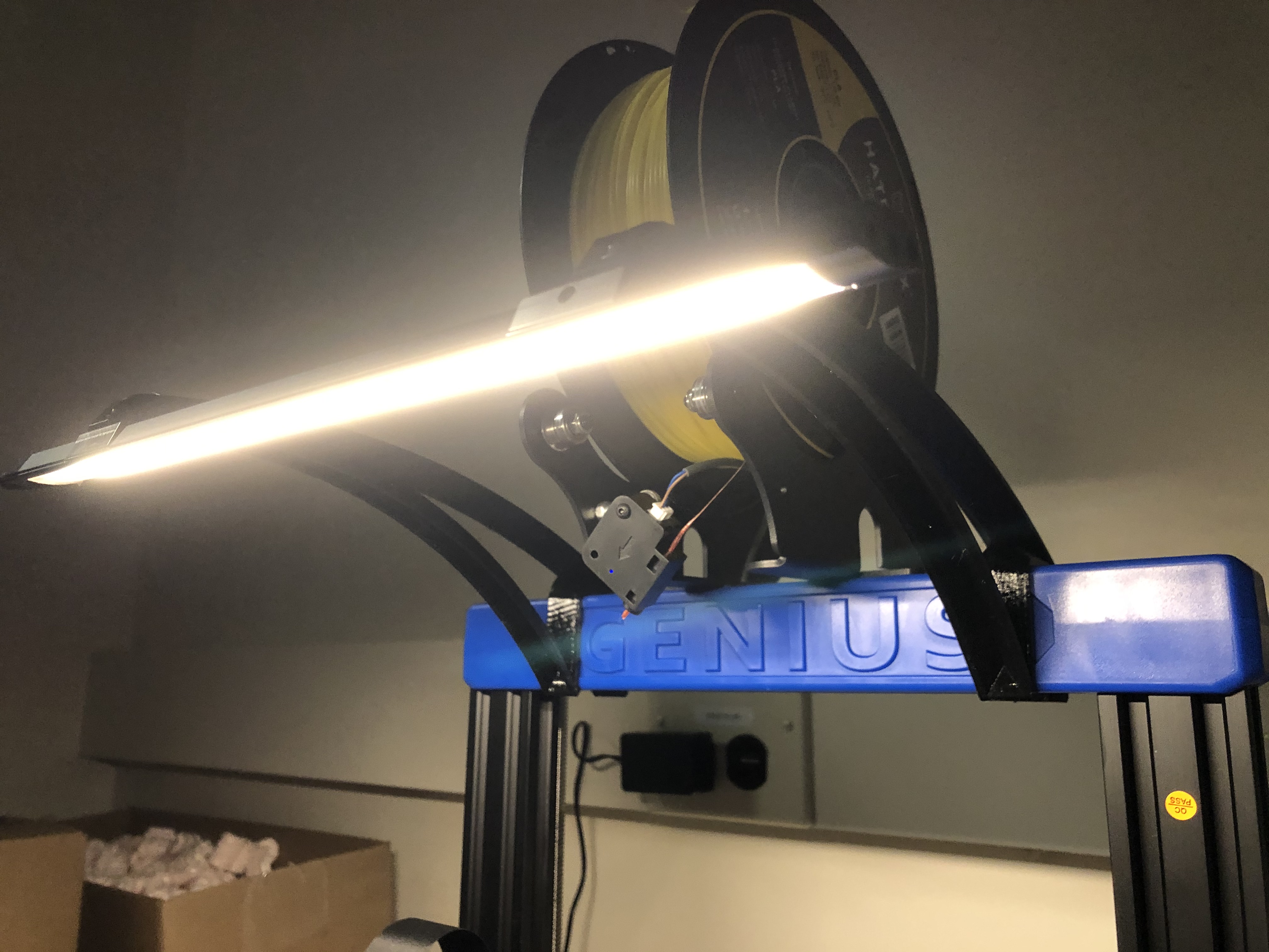 LED light bar arm for Artillery Genius