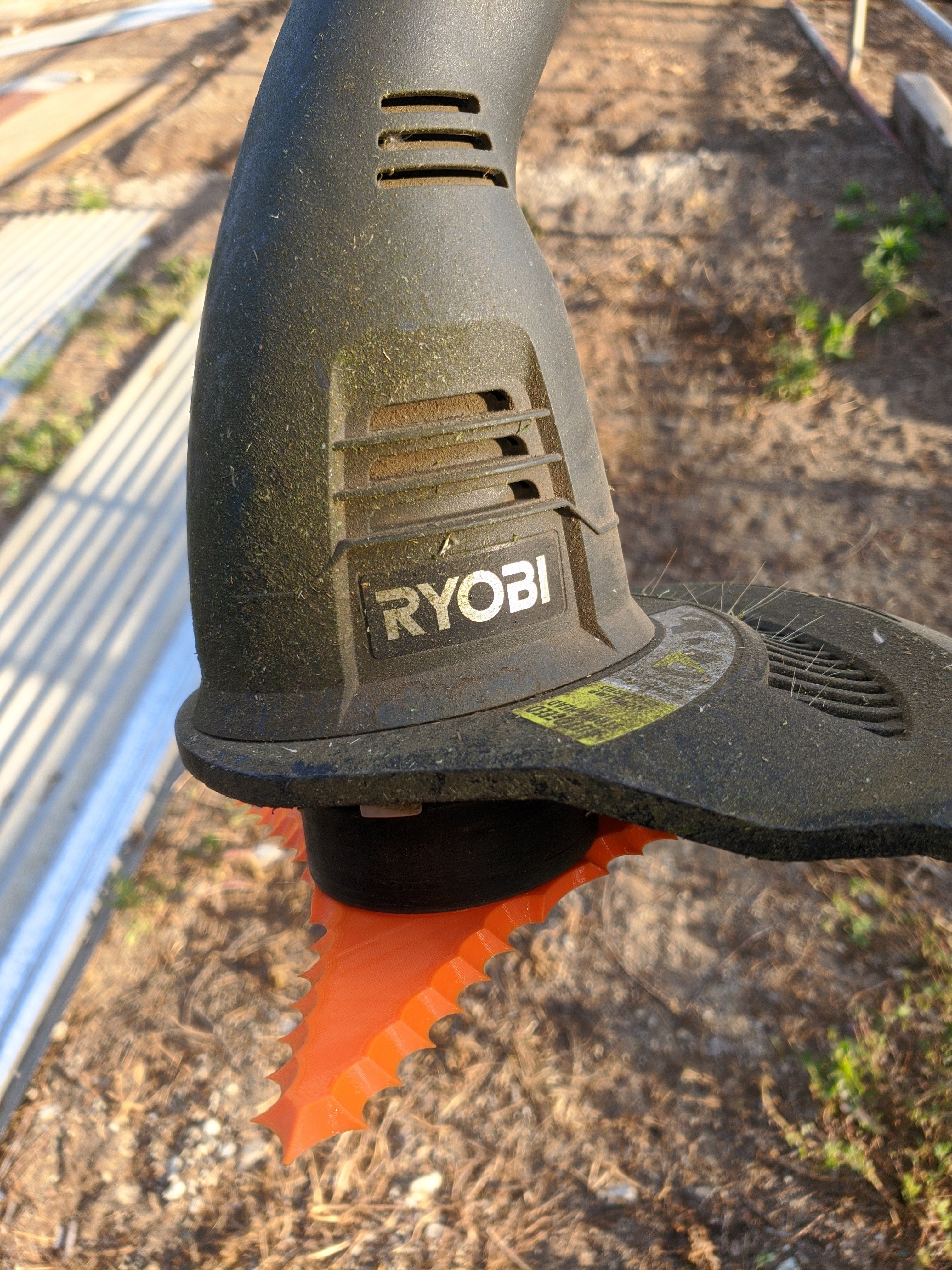 ryobi weed eater brush cutter attachment