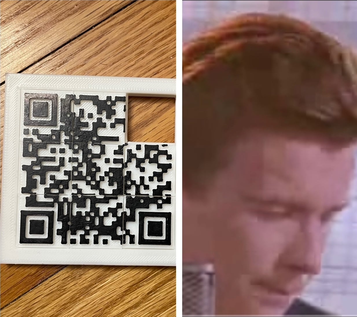 Rick Roll QR Puzzle