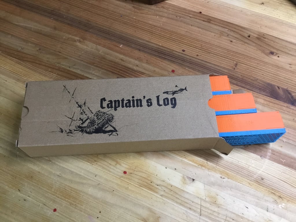 Captain's Log Boardgame Insert