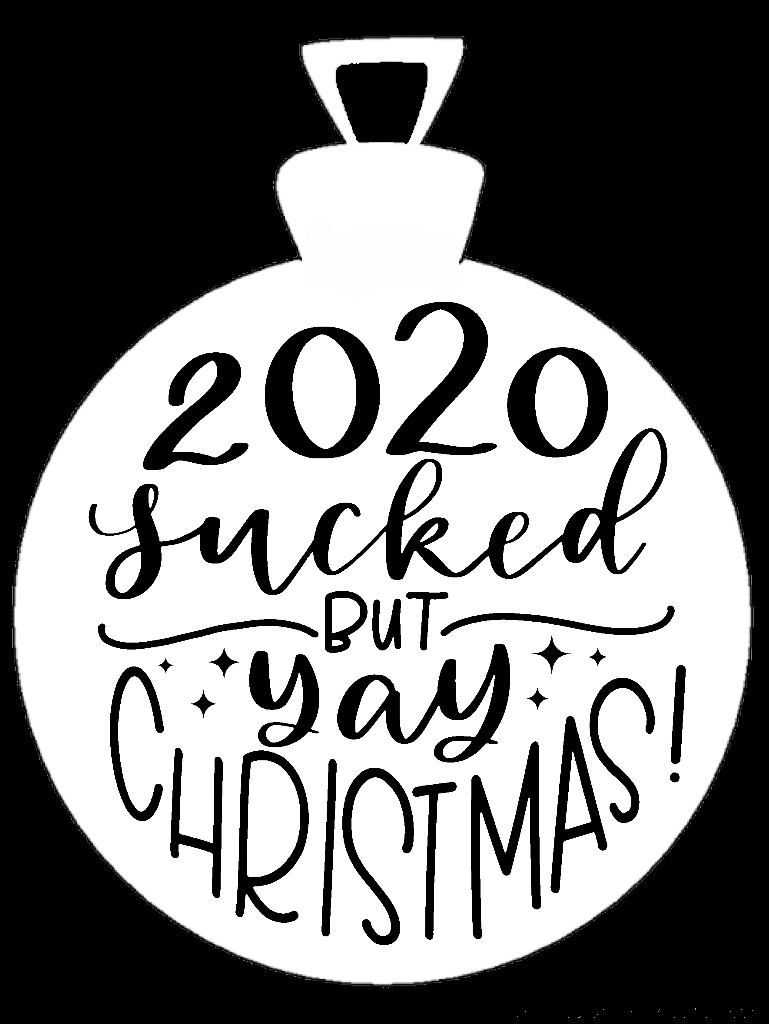 2D 2020 christmas ornament 1