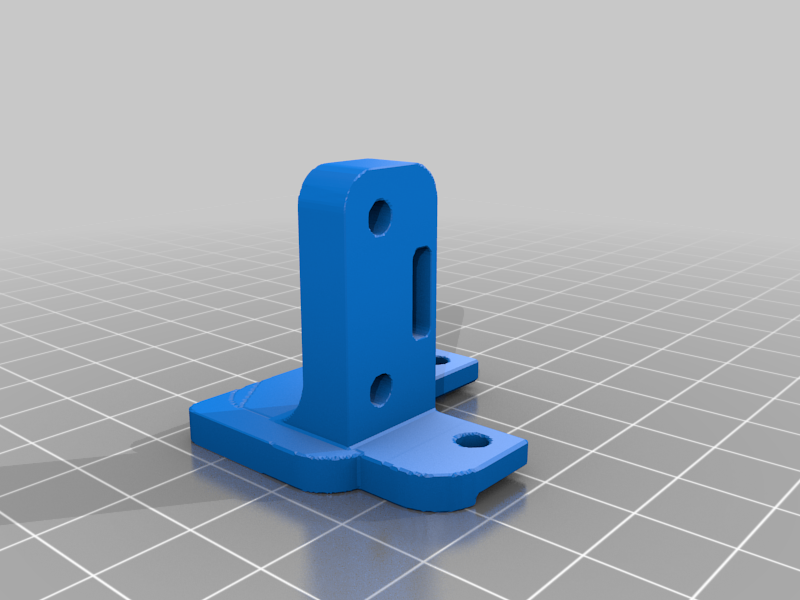 Ender 3 X Axis Endstop for Press fit Pulleys with Damper & BL Touch Mount