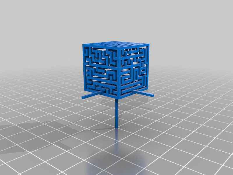 Large Maze Cube (and solution) [updated]