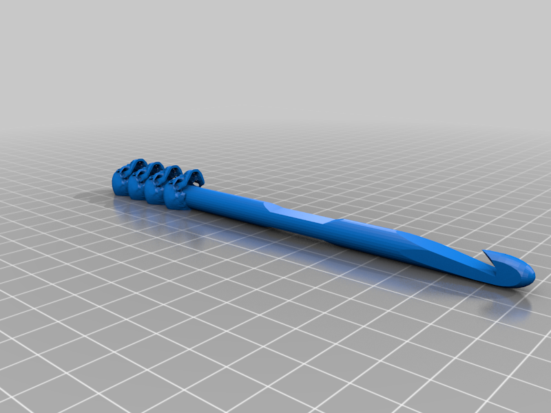 skull crochet hook