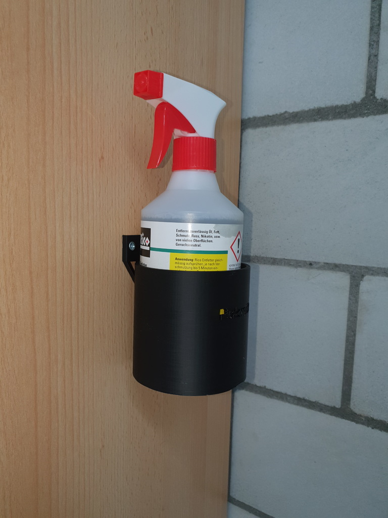 Putzmittelhalter/Cleaner spray holder