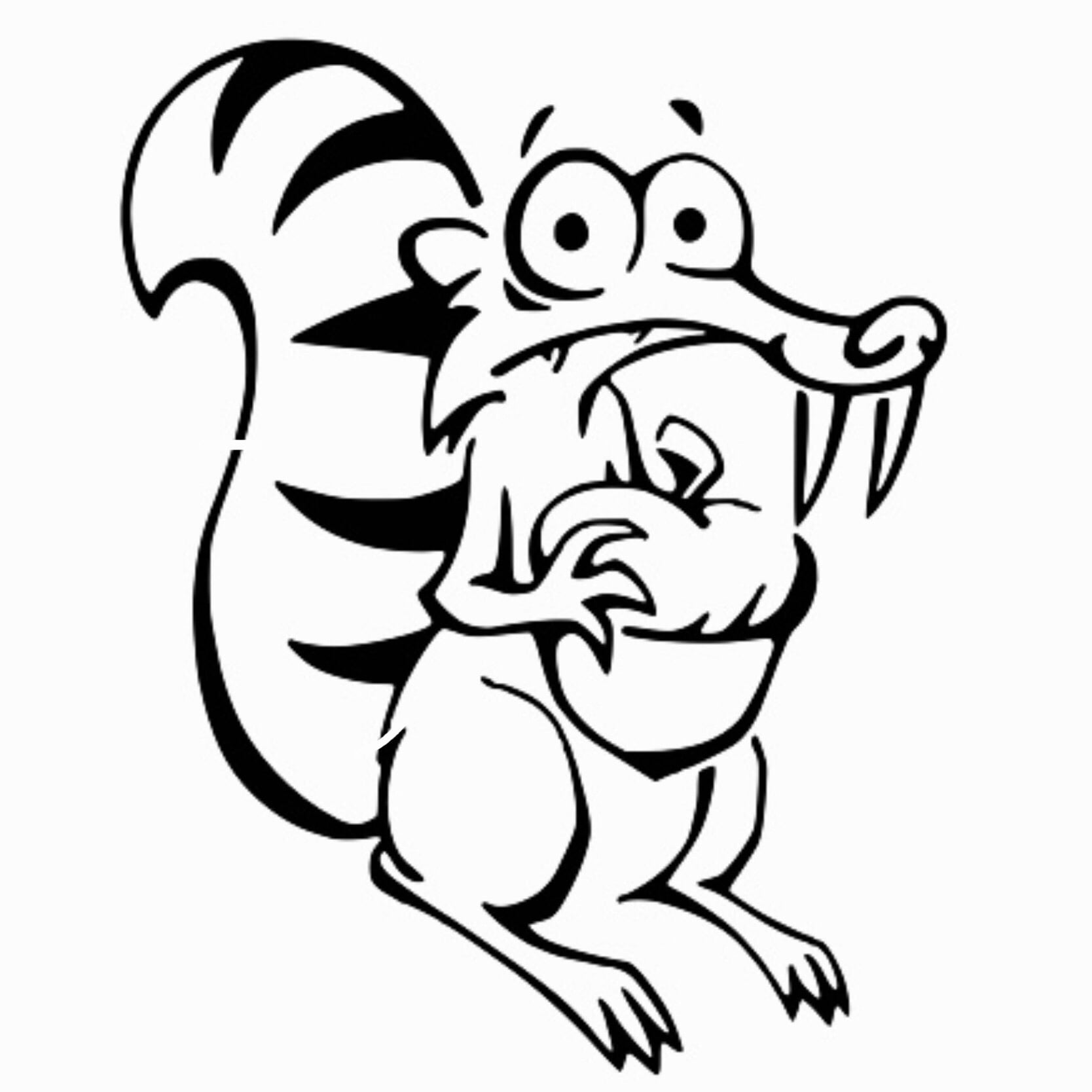 Scrat stencil