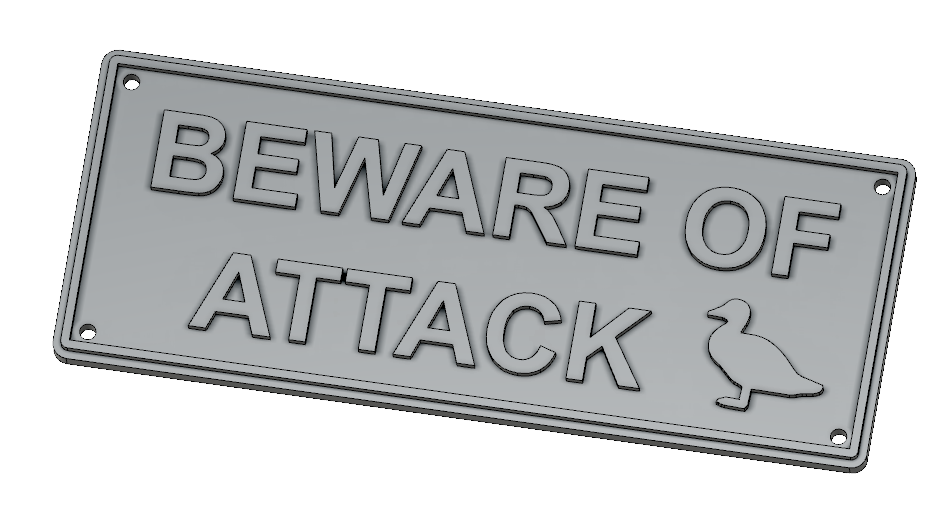 Beware of Attack Birds