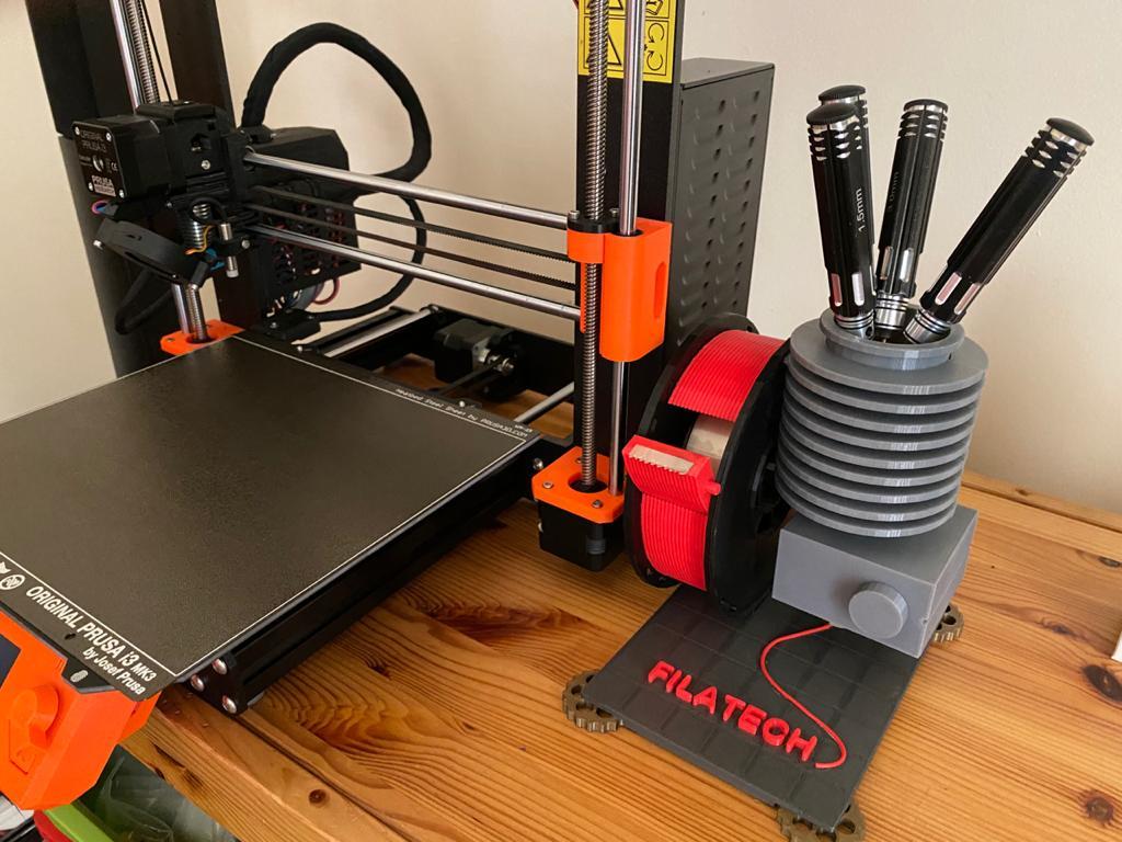 3D Printer Table Organizer and Sellotape Holder
