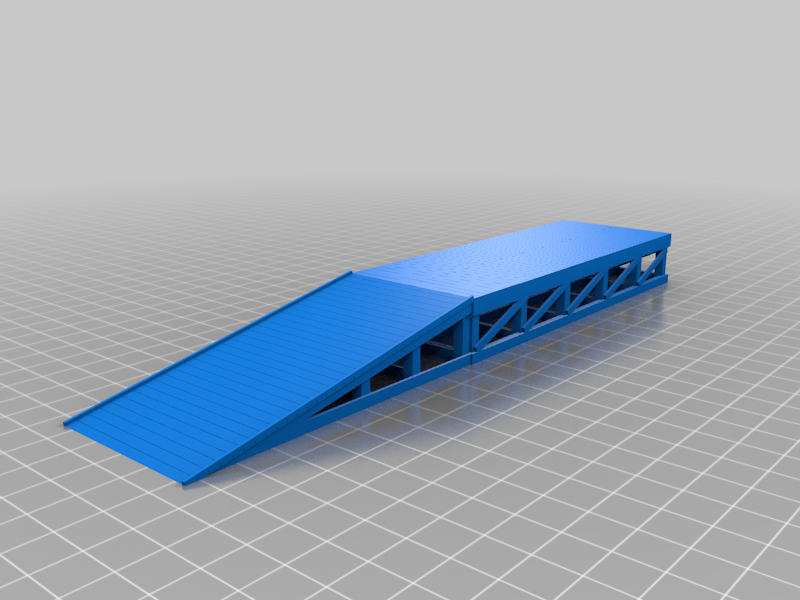 My Customized Model Loading Dock with Optional Ramp/Steps