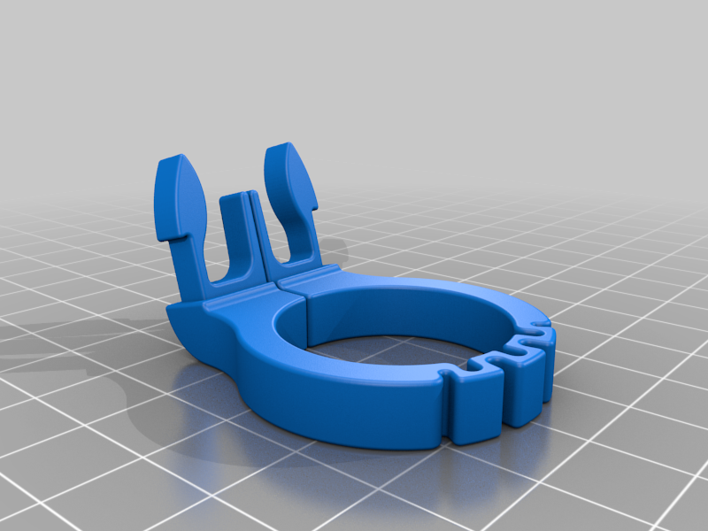 Smart water bottle clamp (aka, the "tiny toilet")