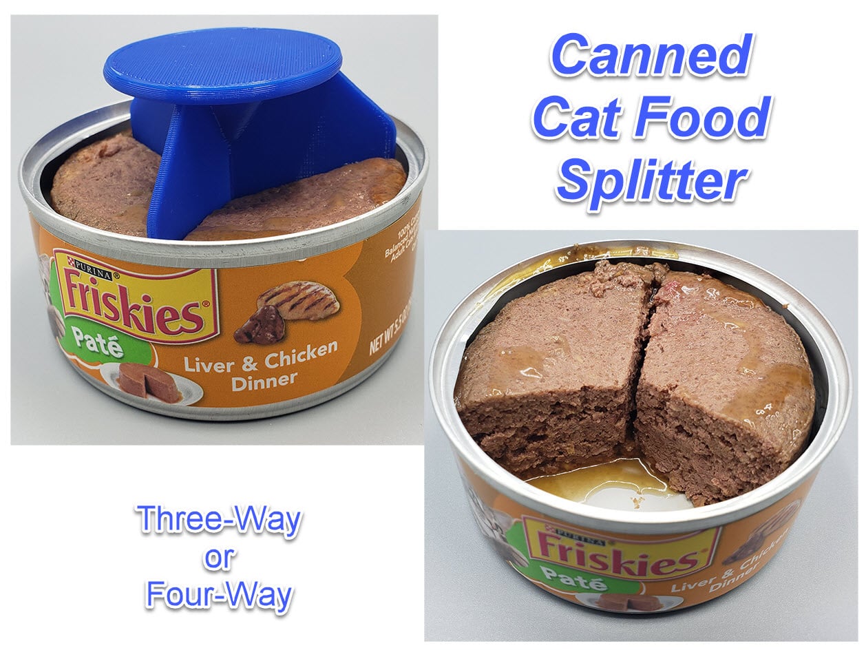 Canned Cat Food Splitter