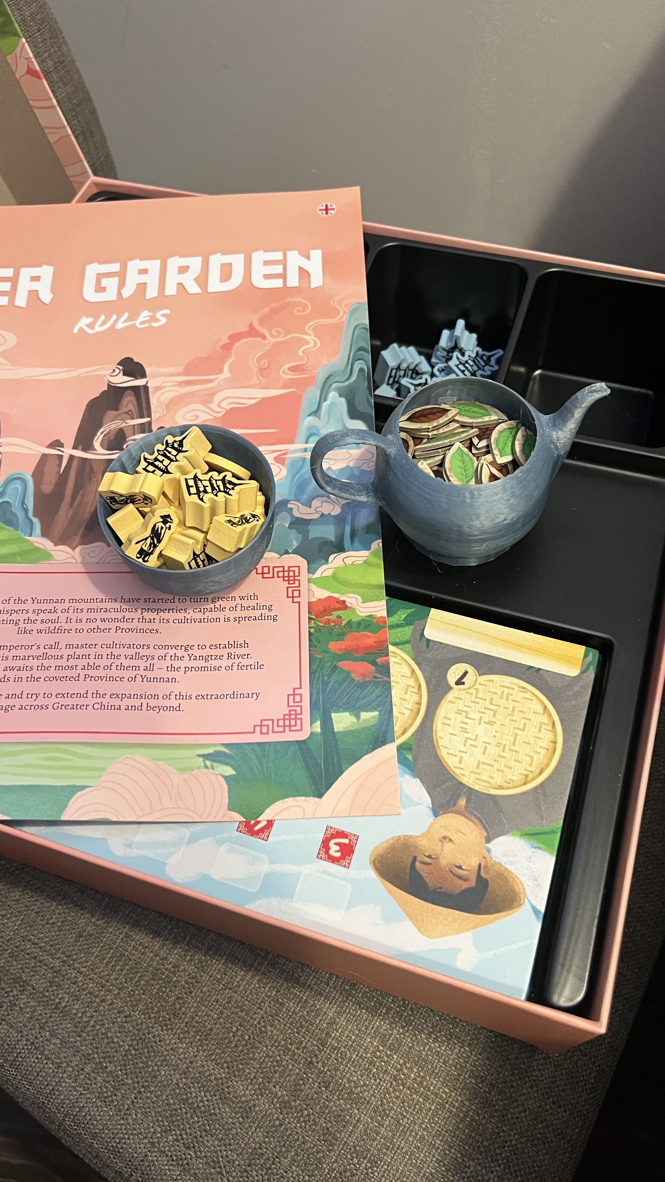 Tea Garden Board Game Tea Set Insert