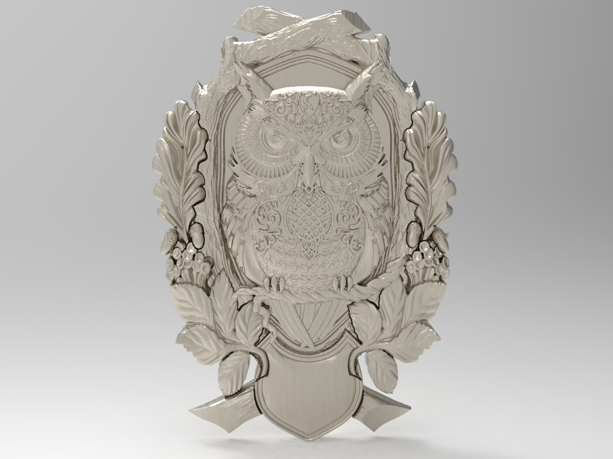 Owl shield for CNC