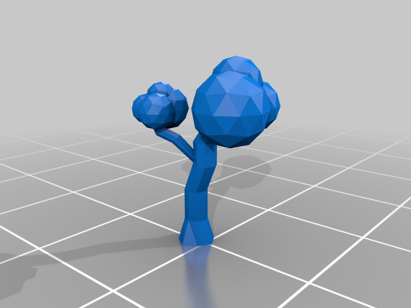 low poly tree