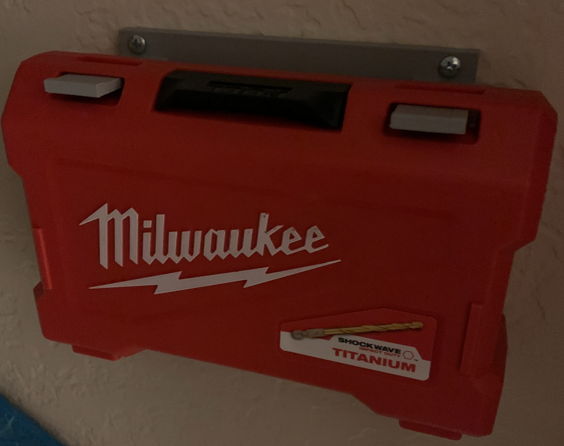Milwaukee Bit Box Wall Mount