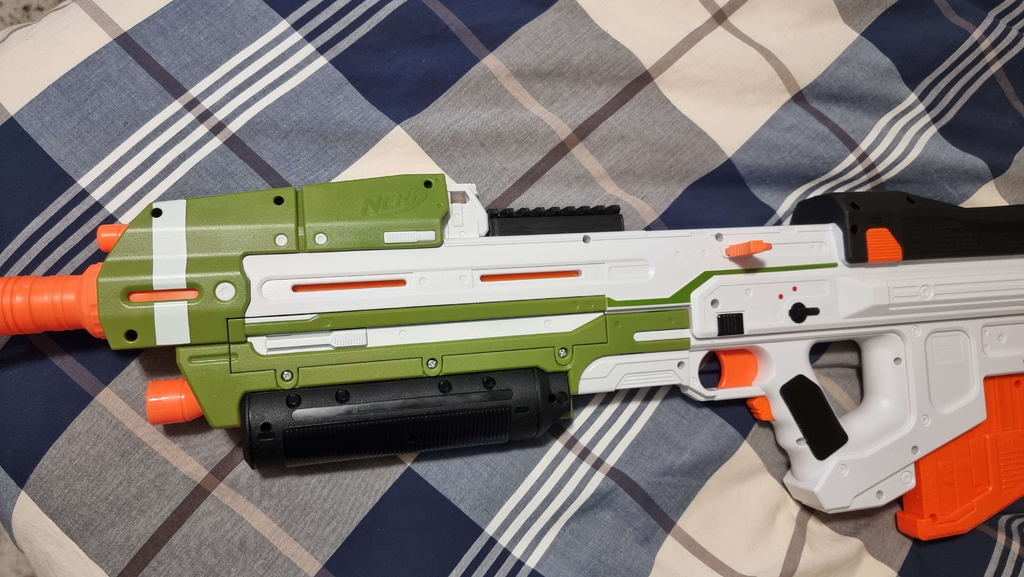 Nerf Rail to Picatinny for Halo MA40