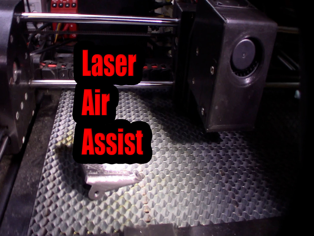 Laser Cutter Engraver Air Assist System Fan Based 40mm x 40mm Diode  