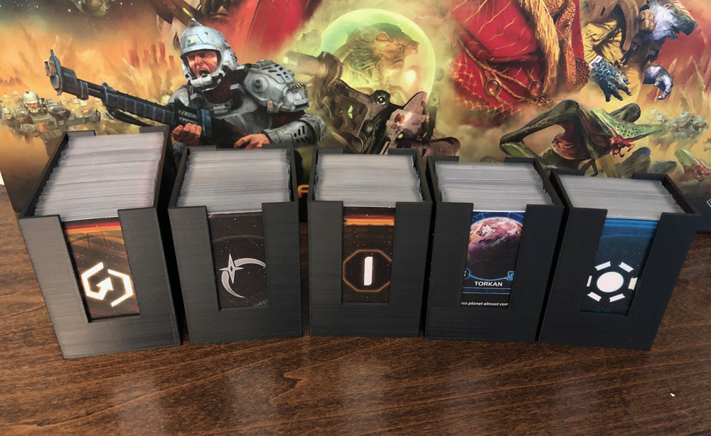 Twilight Imperium 4 + PoK + Codex Card Boxes