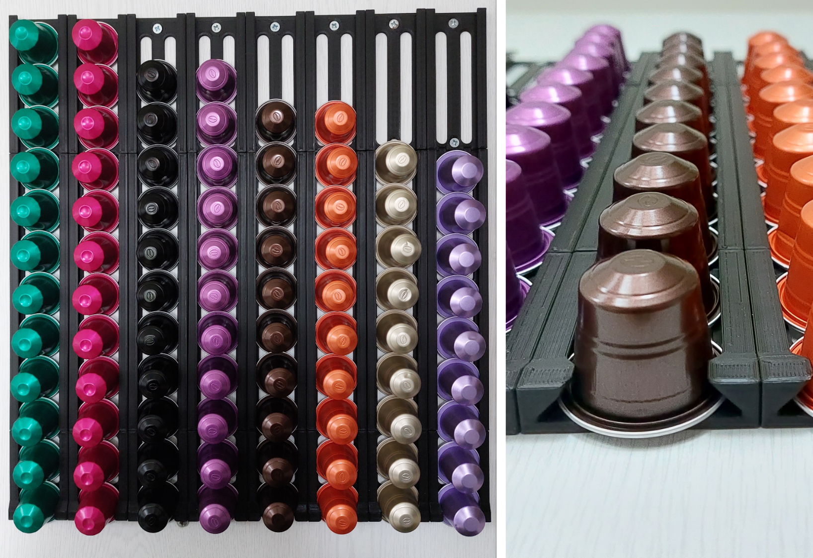 Modular Wall mounted Nespresso Capsule Holder