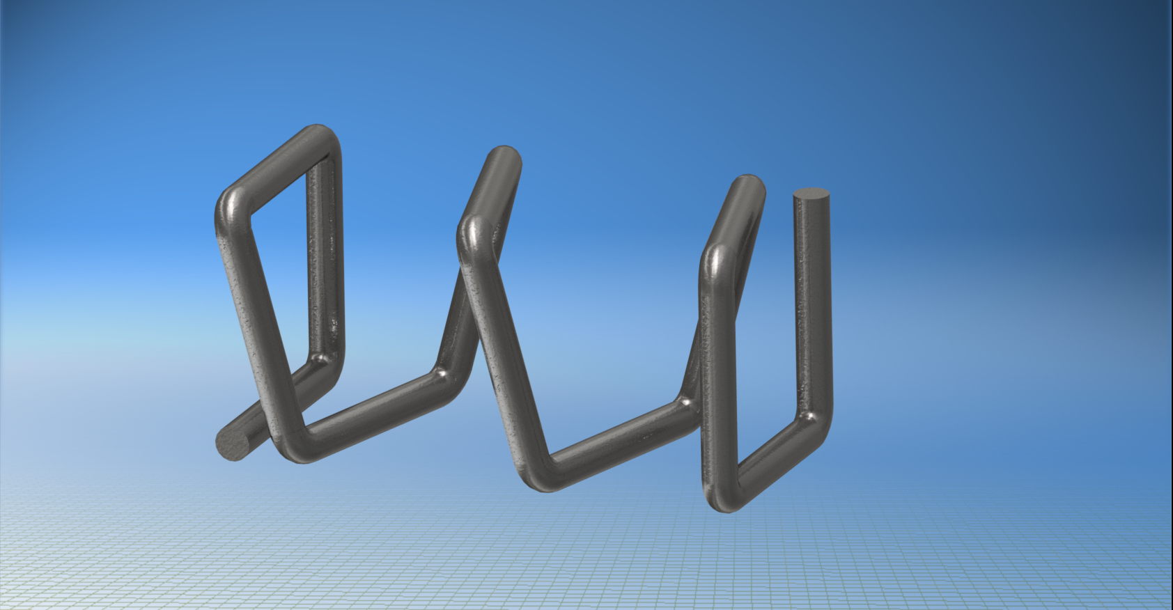 How to Make A Rectangular Spring in Inventor 2017 the Hard Way
