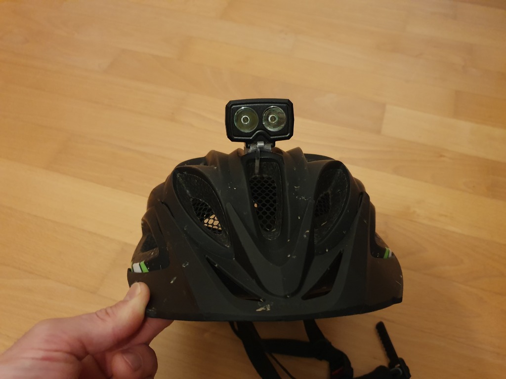 Helmet Lamp Mount for Alpina Skid