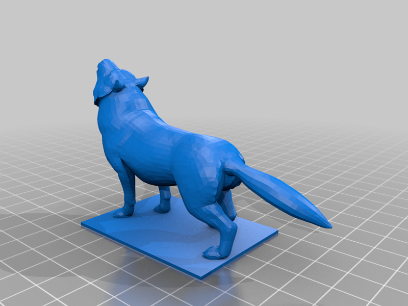 Wolf Statue