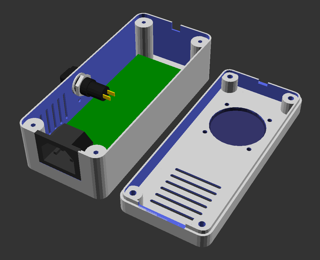 Mounting box for 3D Printer Power Supply