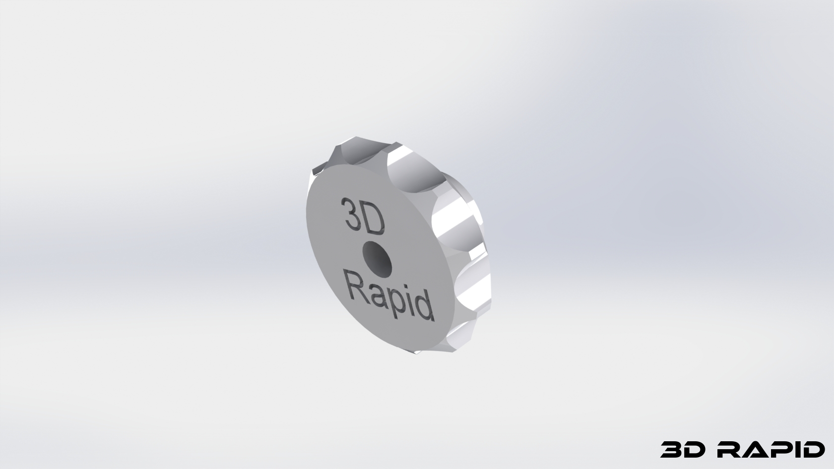 3D Rapid Bed Knob M3