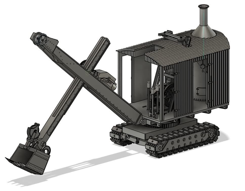 1915 Erie B-2 Steam Shovel