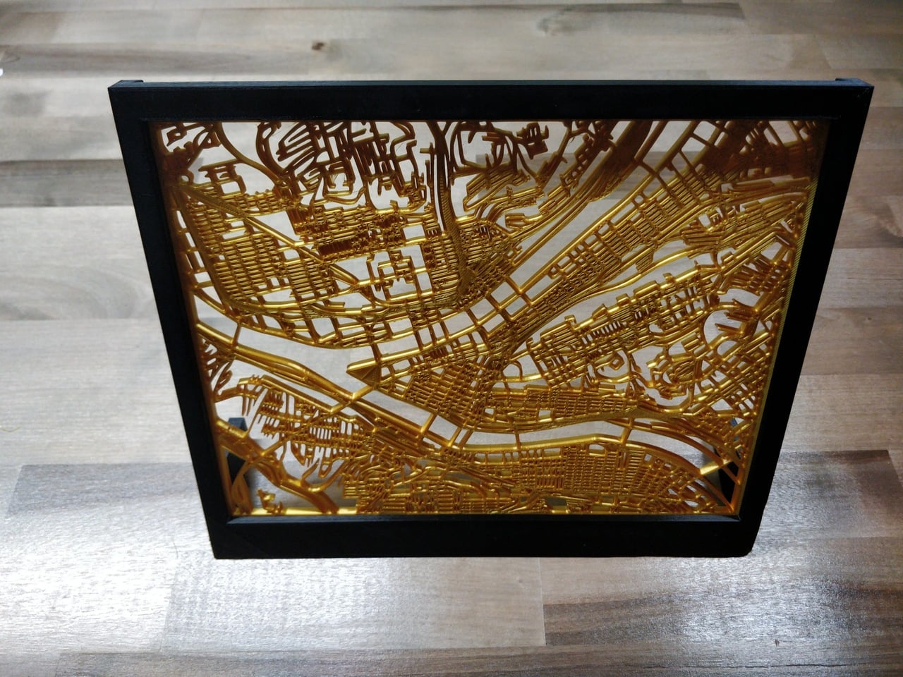 Pittsburgh Streets With Frame