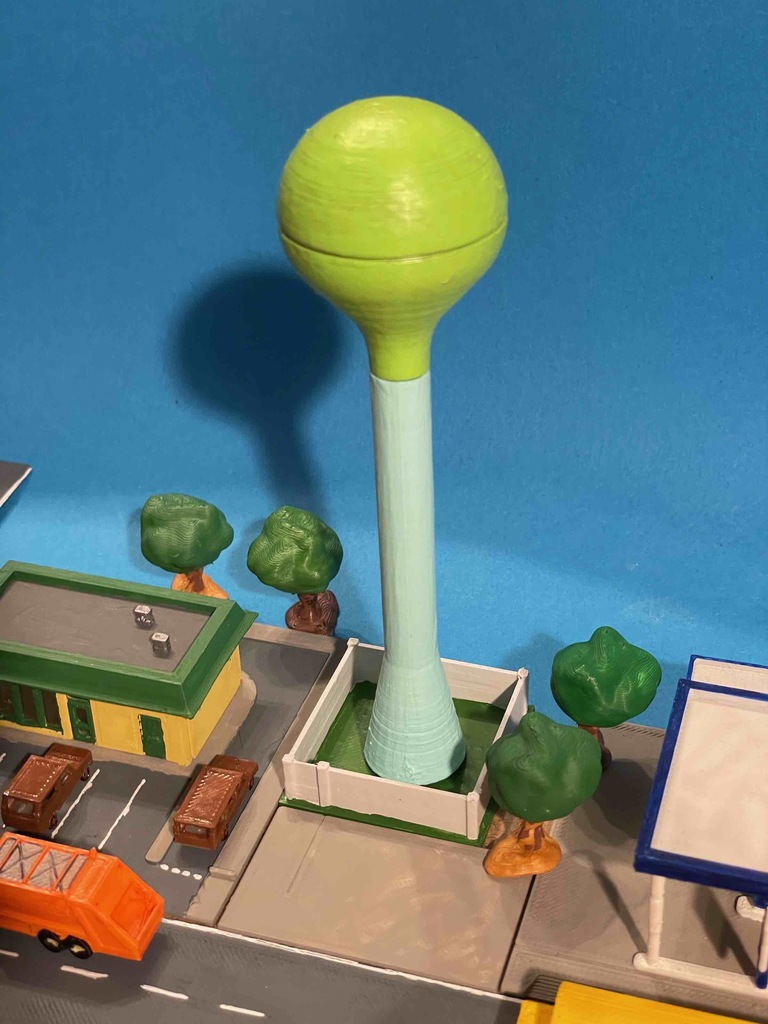 Water tower US (z-scale)