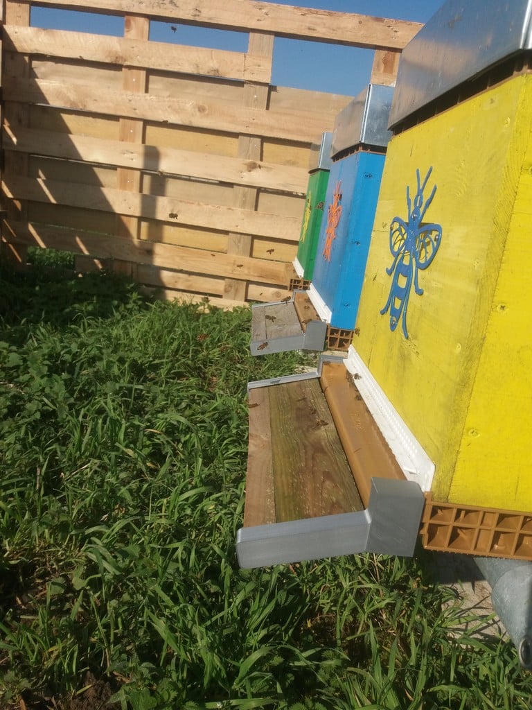 Rallonge plancher Nicot clipsable ruche dadant, beehive