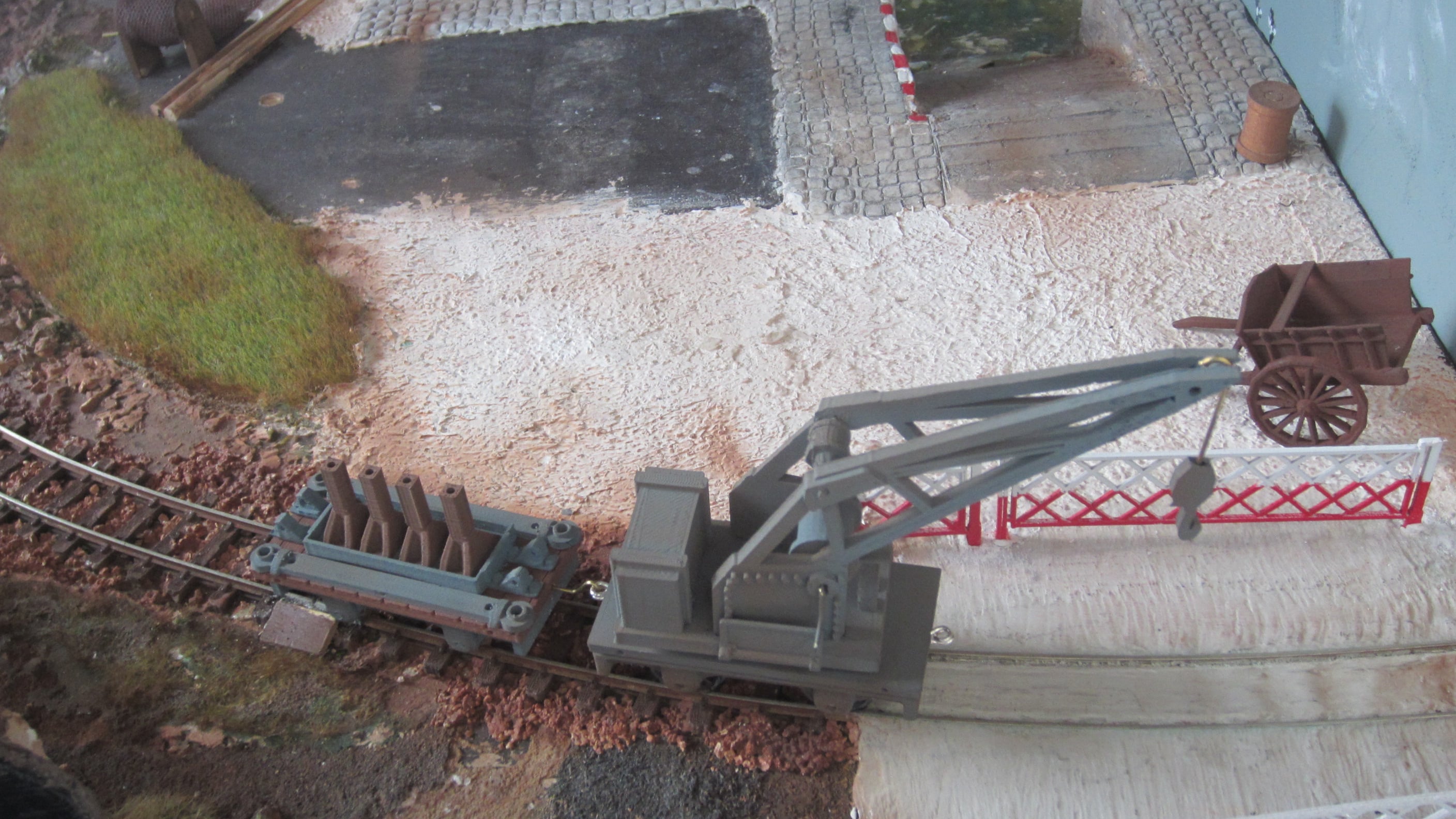 Railway crane for On30 scale