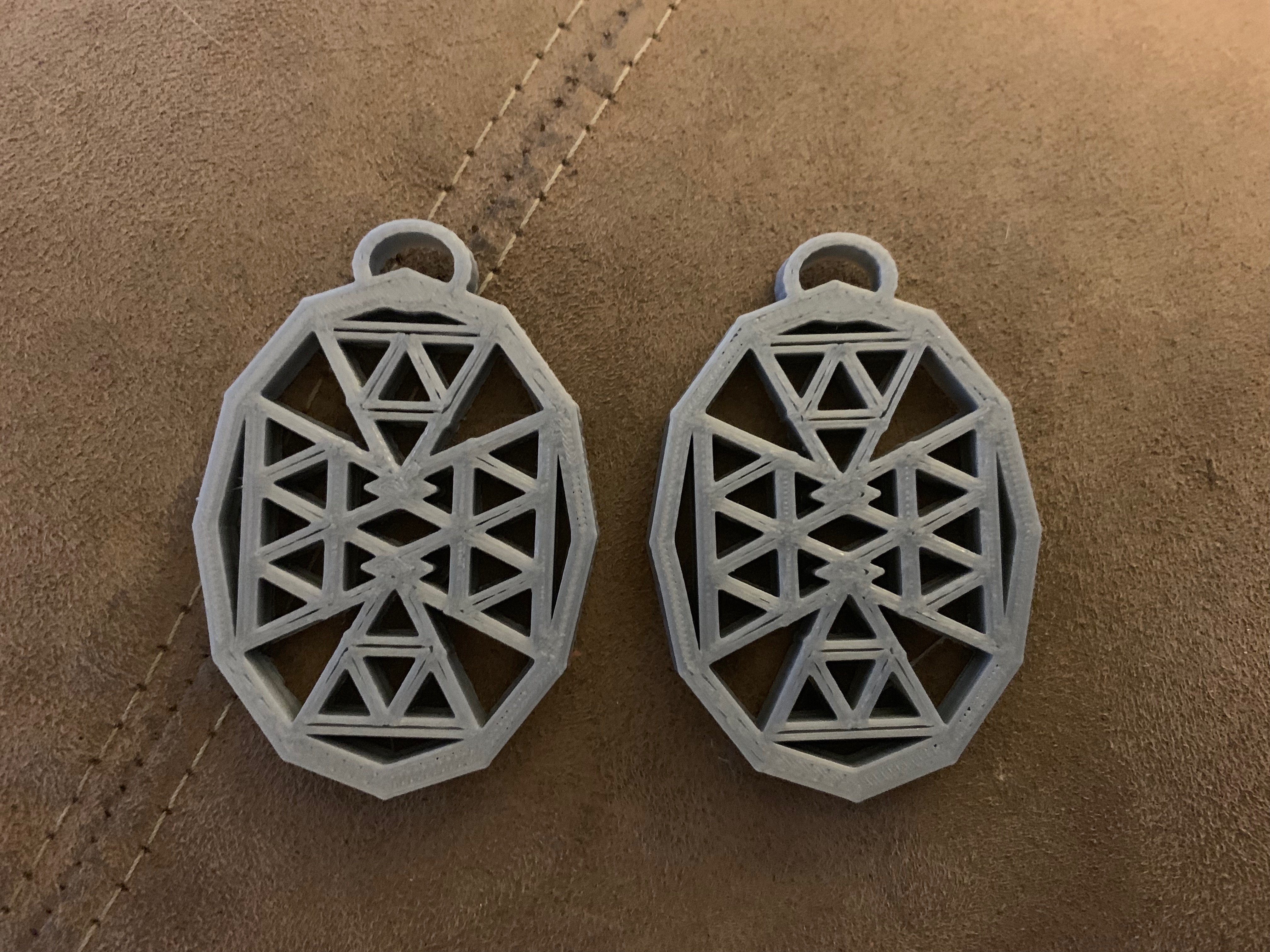 Triangle Pattern Earrings