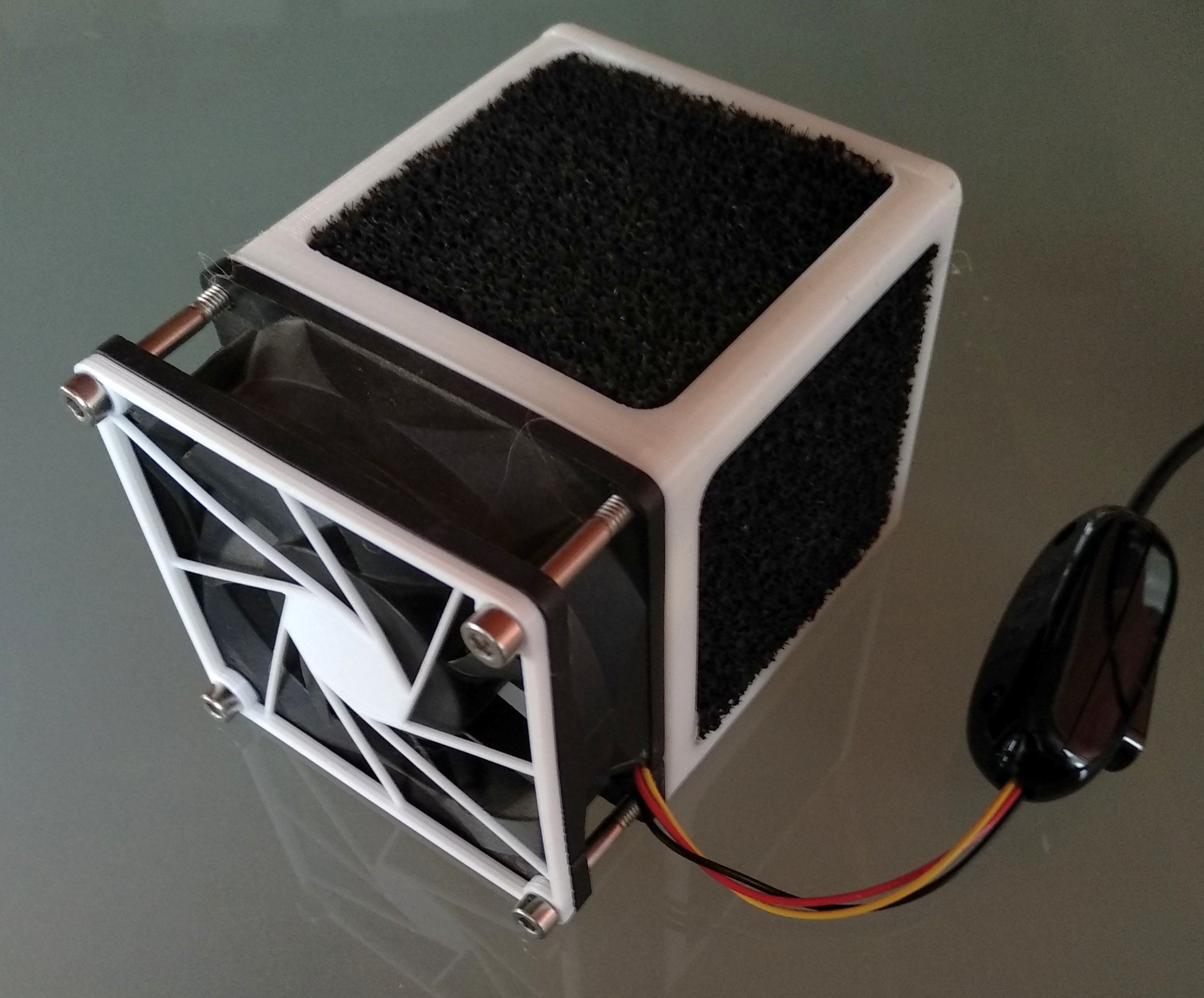 Air Purifier (active carbon filter) for 80mm fan