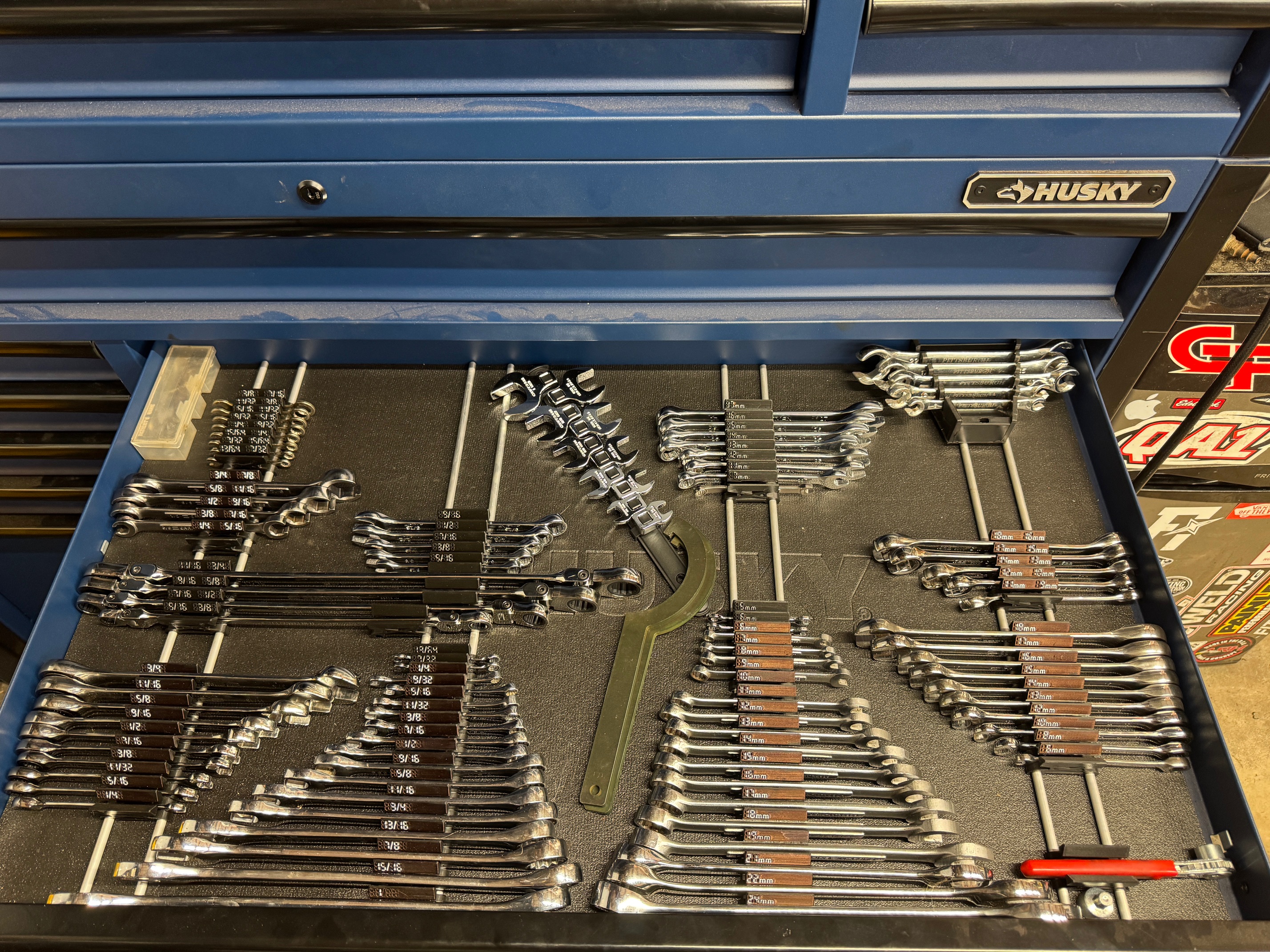 Rail Clip Tool Organizers - Wrench Organizers/Dividers