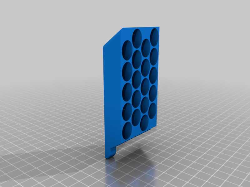 Battery holder`s inclined 20xAA 20xAAA, minimal material