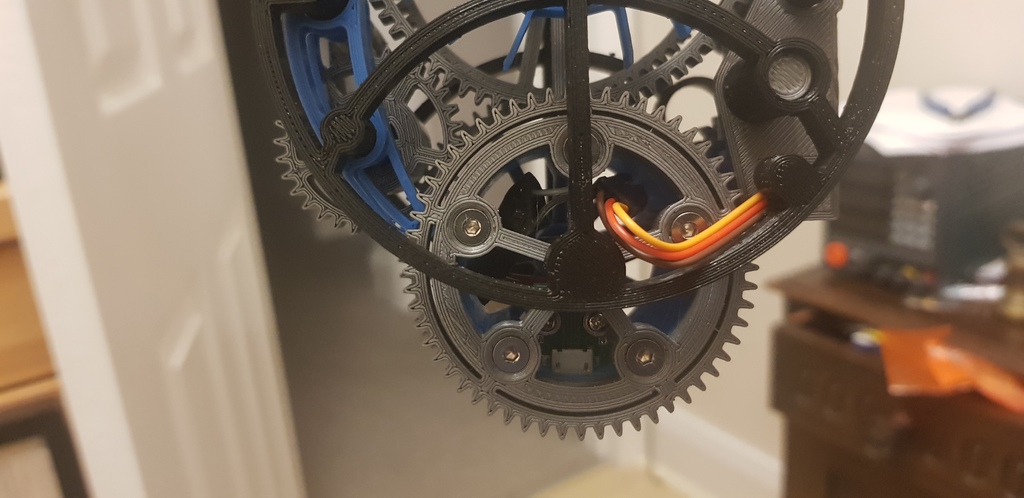 3D Printed Clock with Servo Drive
