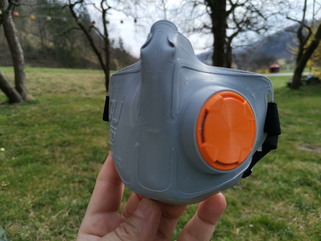 NanoHack, an open-source 3D printed mask against COVID-19 by Copper3D