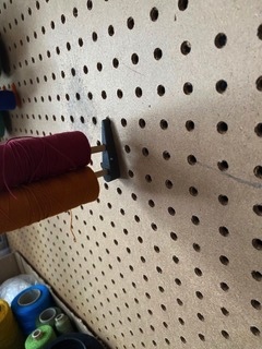 A 3D printable pegboard hook that uses a bamboo chopstick 