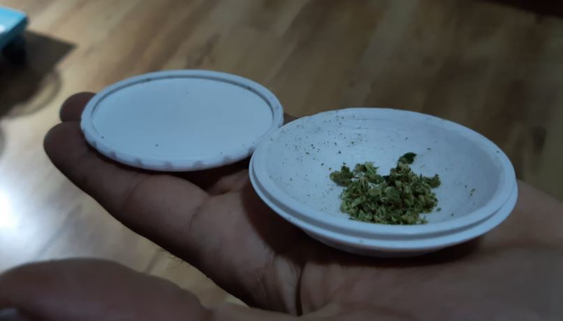 62mm mobile weed container / rolling tray