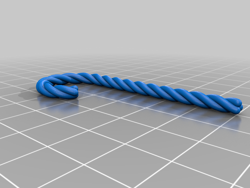 Candy Cane of 3 strands (code included)